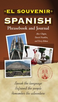 Cover El Souvenir Spanish Phrasebook and Journal