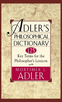 Cover Adler's Philosophical Dictionary