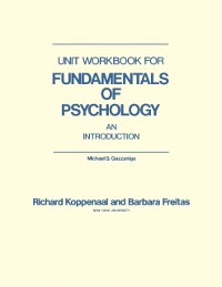 Cover Unit Workbook for Fundamentals of Psychology