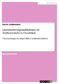 Cover Lärmminderungsmaßnahmen im Straßenverkehr in Osnabrück