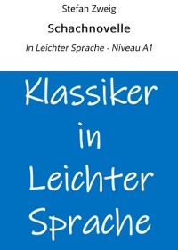 Cover Schachnovelle: In Leichter Sprache - Niveau A1