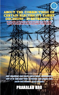 Cover ABOUT THE CORRECTNESS OF CERTAIN ELECTRICITY TARIFF DECISIONS - IN RETROSPECT