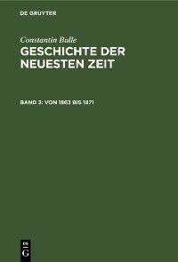 Cover Von 1863 bis 1871