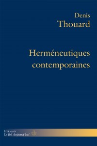 Cover Herméneutiques contemporaines