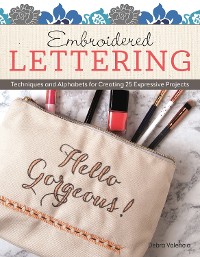 Cover Embroidered Lettering