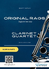 Cover Clarinet Quartet score & parts: Original Rags