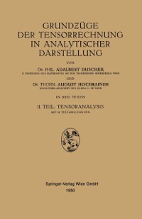 Cover Tensorrechnung in analytischer Darstellung