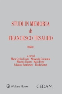 Cover Studi in memoria di Francesco Tesauro