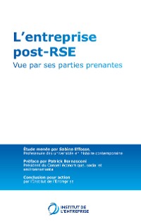 Cover L'entreprise post-RSE - Tome 2