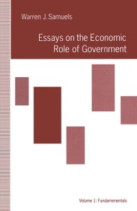 Cover Essays on the Economic Role of Government