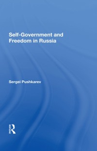Cover Self-government And Freedom In Russia