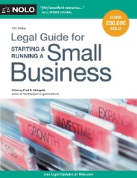 Cover Legal Guide for Starting & Running a Small Business