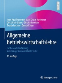 Cover Allgemeine Betriebswirtschaftslehre