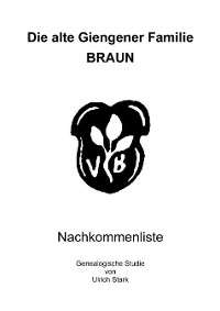 Cover Die alte Giengener Familie BRAUN