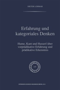 Cover Erfahrung und Kategoriales Denken