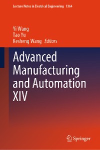 Cover Advanced Manufacturing and Automation XIV