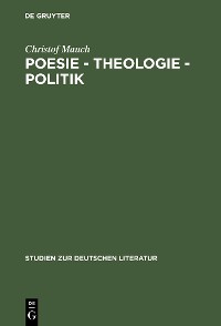 Cover Poesie - Theologie - Politik