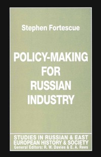 Cover Policy-Making for Russian Industry