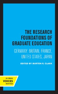 Cover The Research Foundations of Graduate Education