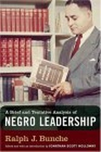 Cover A Brief and Tentative Analysis of Negro Leadership