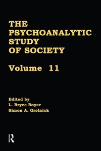 Cover The Psychoanalytic Study of Society, V. 11