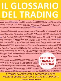Cover Il glossario del trading