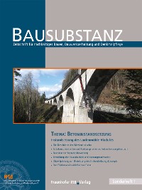 Cover BAUSUBSTANZ Thema: Betoninstandsetzung