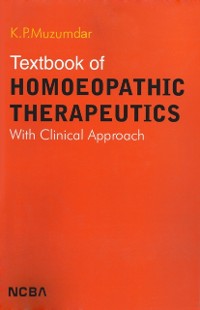Cover Textbook of Homoeopathic Therapeutics with Clinical Approach