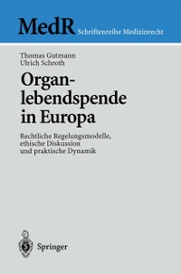 Cover Organlebendspende in Europa