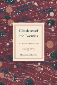 Cover Classicism of the Twenties