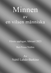 Cover Minnen av en vilsen människa