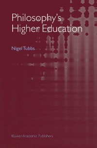 Cover Philosophy's Higher Education