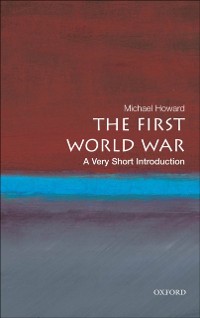 Cover First World War: A Very Short Introduction