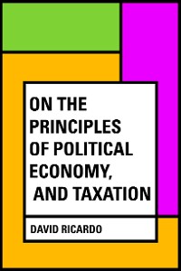 Cover On The Principles of Political Economy, and Taxation
