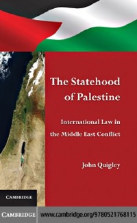 Cover Statehood of Palestine