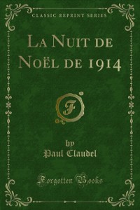 Cover La Nuit de Noel de 1914