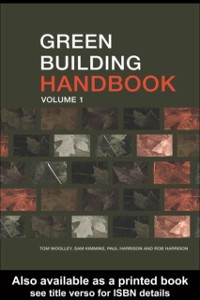 Cover Green Building Handbook: Volume 1