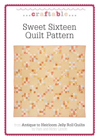 Cover Sweet Sixteen Quilt Pattern