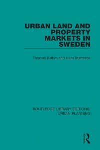 Cover Urban Land and Property Markets in Sweden