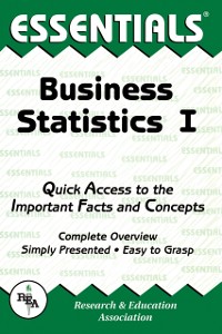 Cover Business Statistics I Essentials