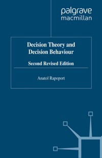 Cover Decision Theory and Decision Behaviour
