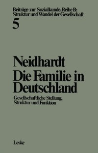 Cover Die Familie in Deutschland