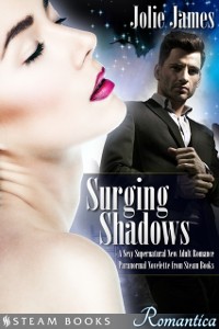 Cover Surging Shadows - A Sexy Supernatural New Adult Romance Paranormal Novelette from Steam Books