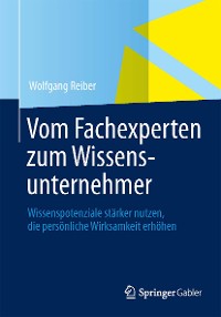 Cover Vom Fachexperten zum Wissensunternehmer