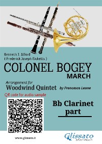 Cover Bb Clarinet part of "Colonel Bogey" for Woodwind Quintet