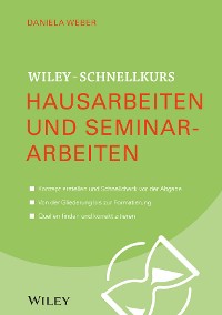 Cover Wiley-Schnellkurs Hausarbeiten und Seminararbeiten