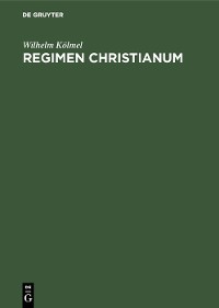 Cover Regimen Christianum