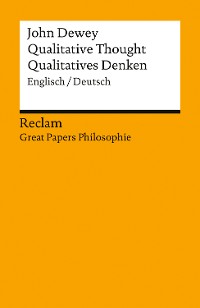 Cover Qualitative Thought / Qualitatives Denken (Englisch/Deutsch)