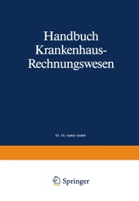 Cover Handbuch Krankenhaus-Rechnungswesen