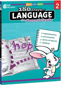 Cover 180 Days(TM): Language for Second Grade